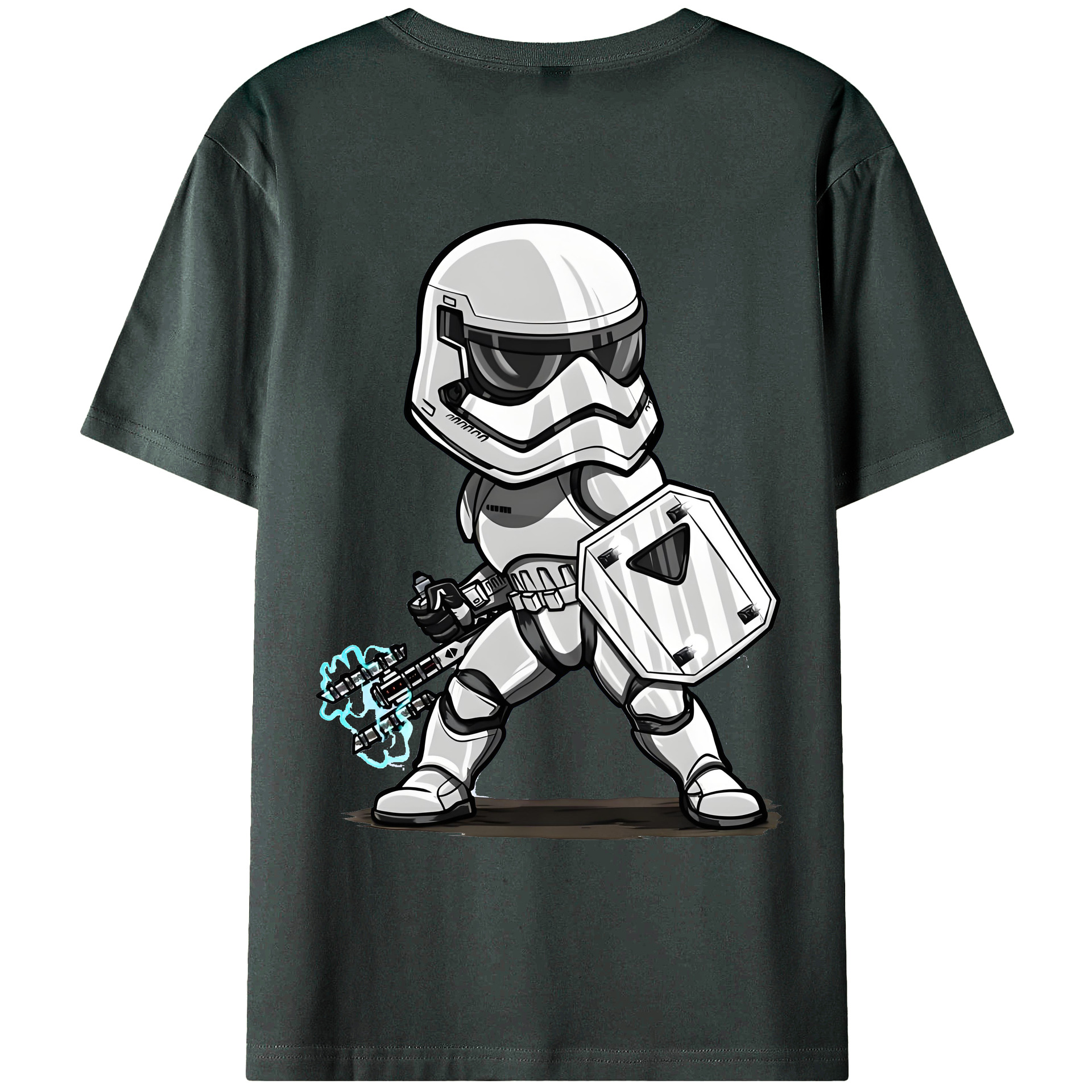 （画像用） スター・ウォーズ Star Wars 綿100％ メンズ半袖Tシャツ（バックプリント） 通気性